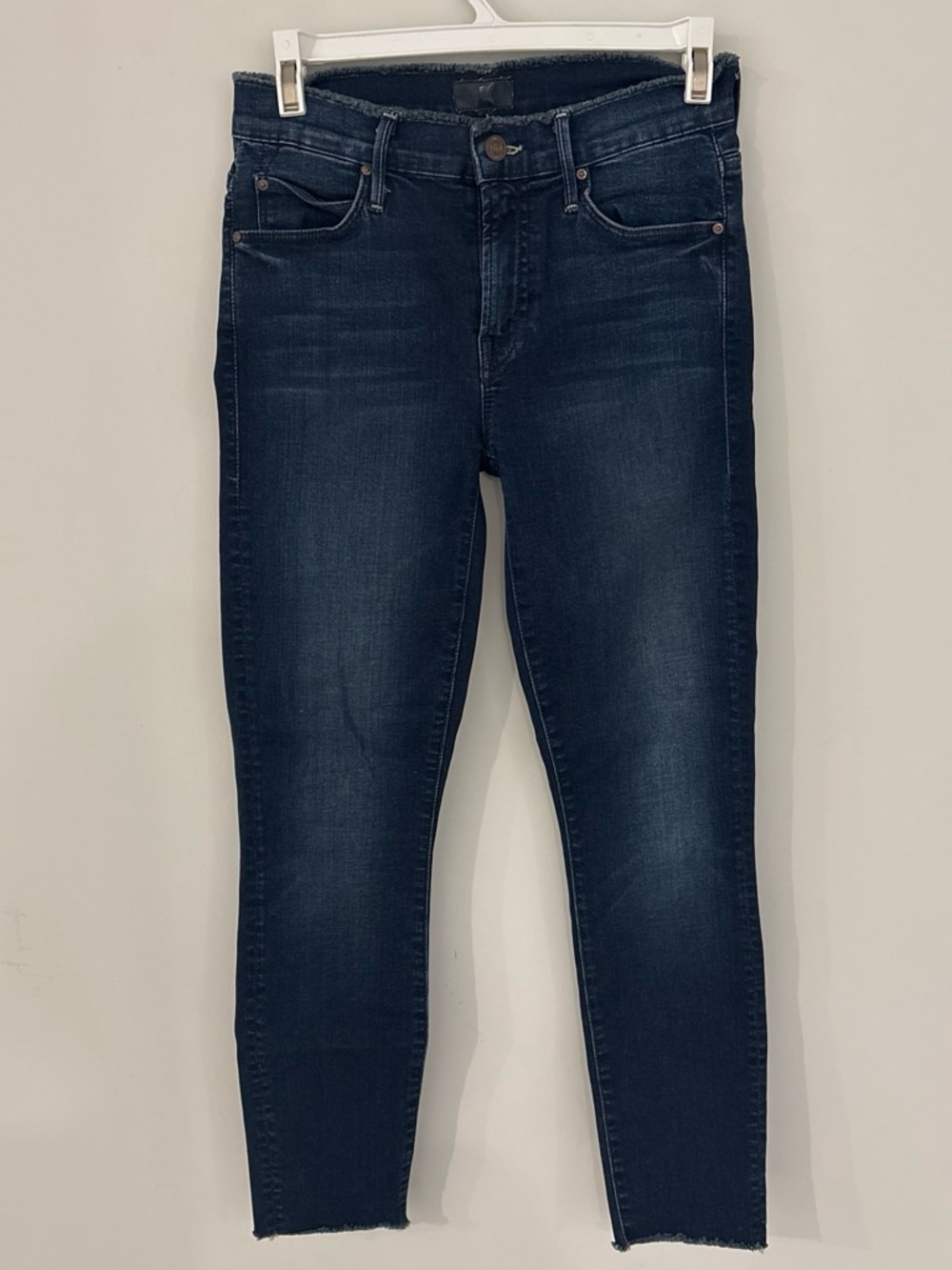 MOTHER Dark Indigo Skinny Jeans
